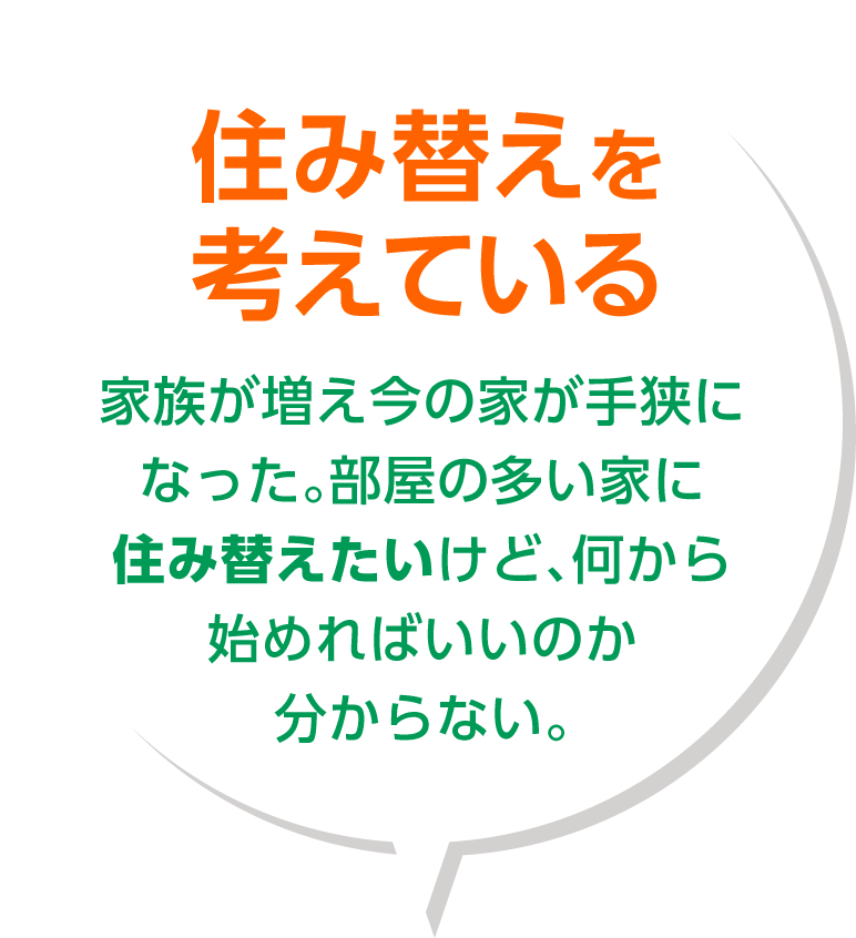 住み替えを考えている